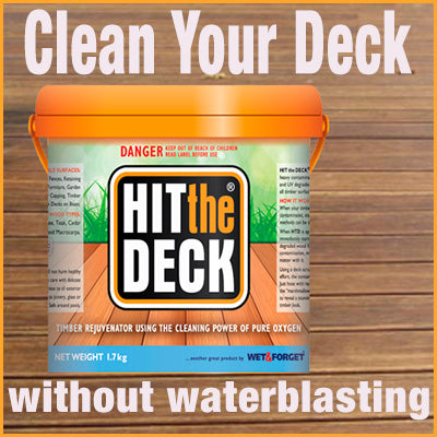 Clean Wooden Decks Without Waterblasting