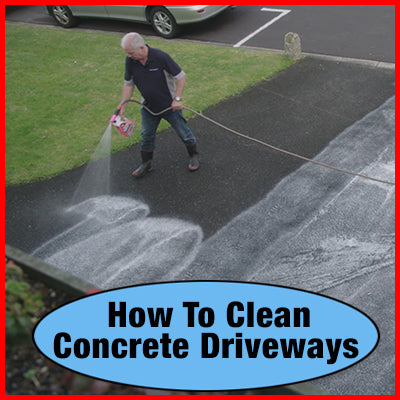 How To Clean Concrete Driveways