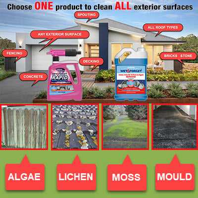 ONE Product Cleans All Exterior Surfaces