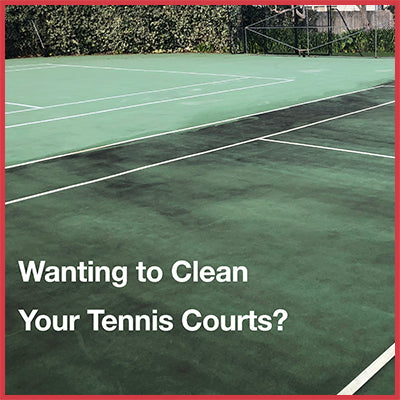 Cleaning Tennis Courts Just Got Easier