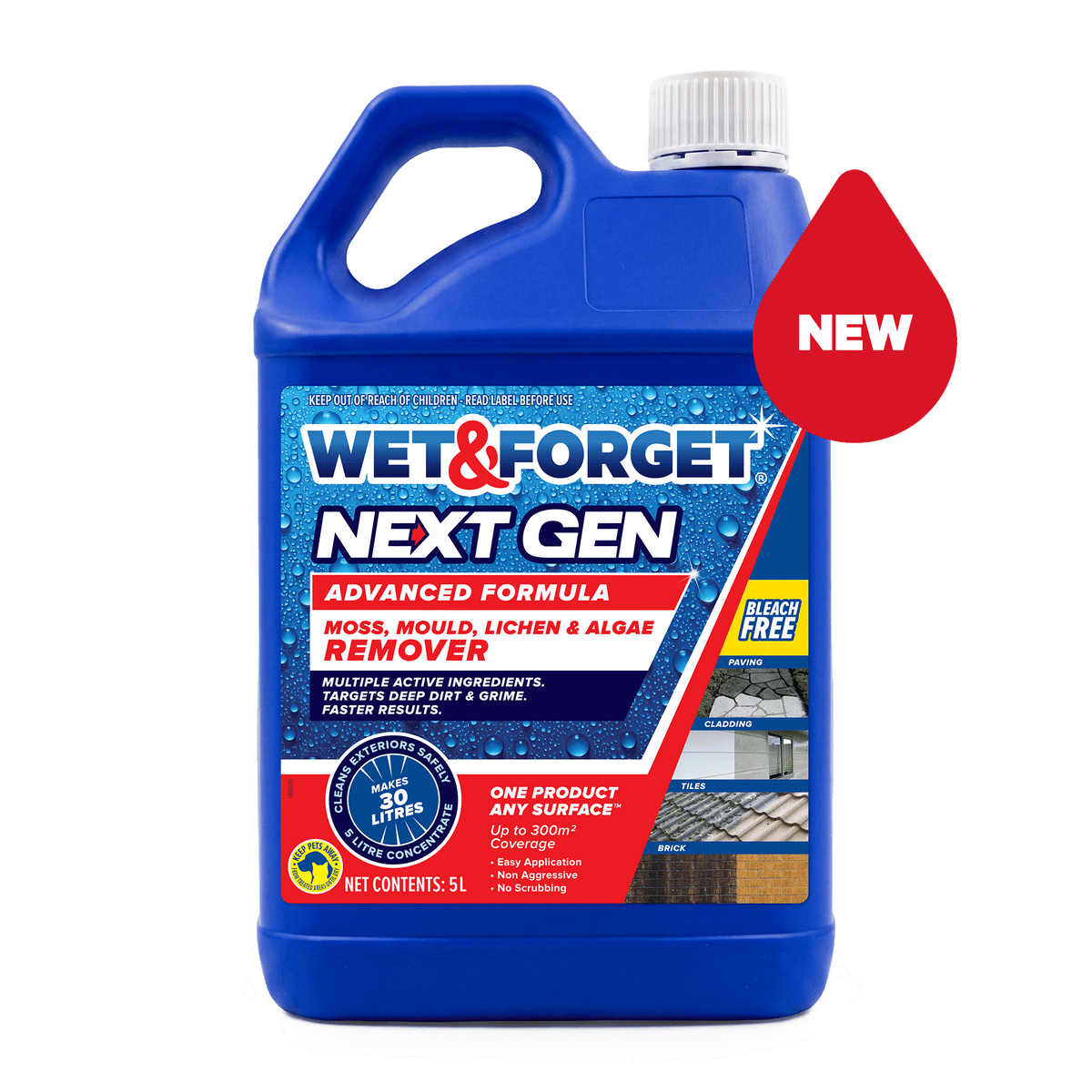Next Gen Advanced Formula Moss, Mould, Lichen & Algae Remover