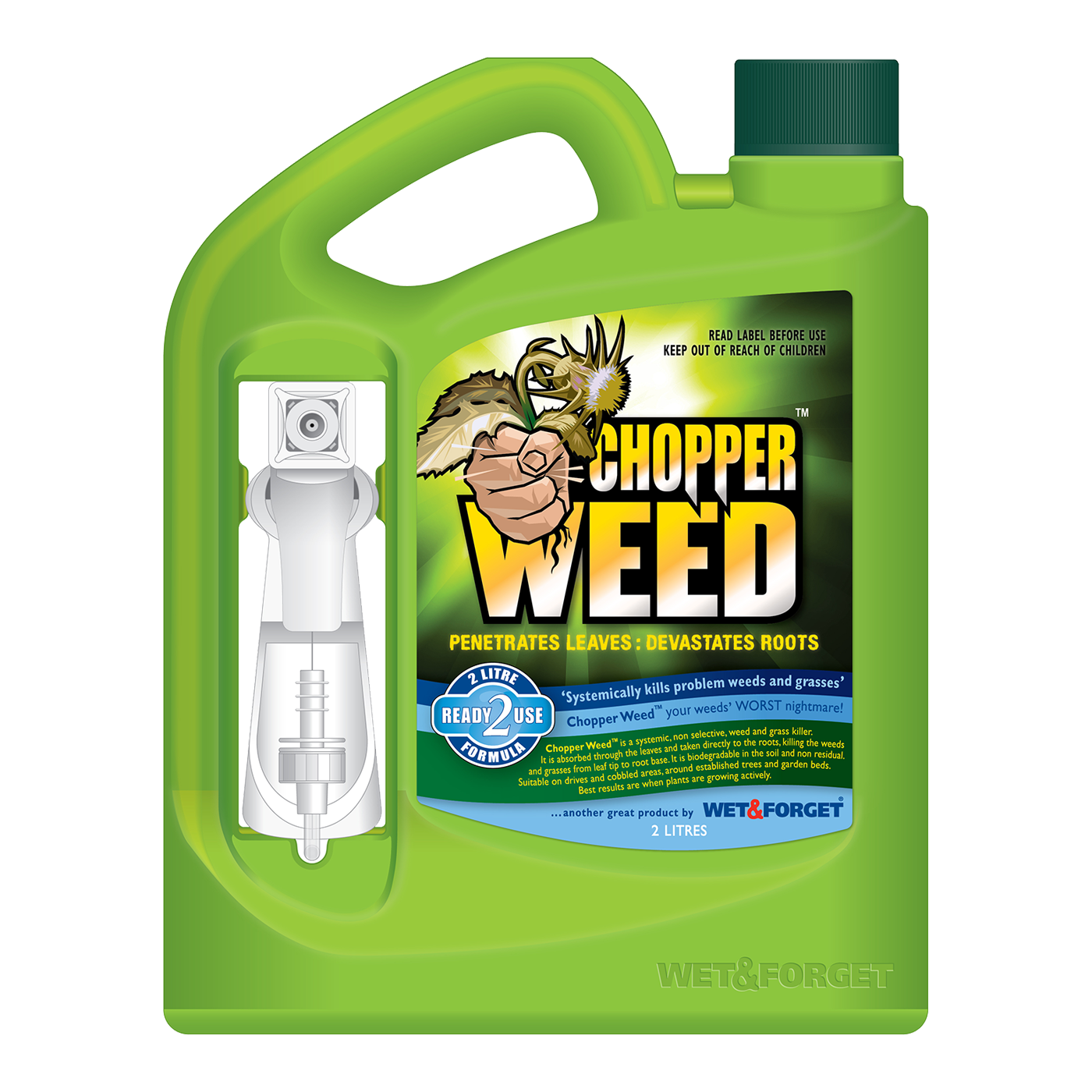 Chopper Weed: Weedkiller  Wet & Forget NZ