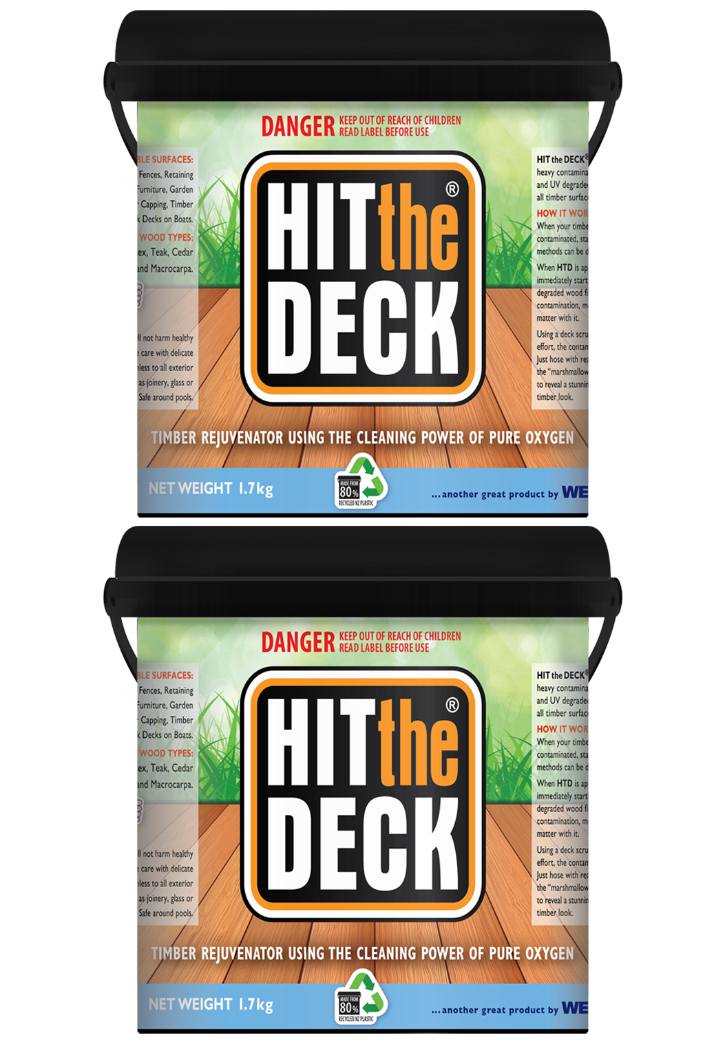 Hit the Deck - The Ultimate Deck Cleaner Twin Pack