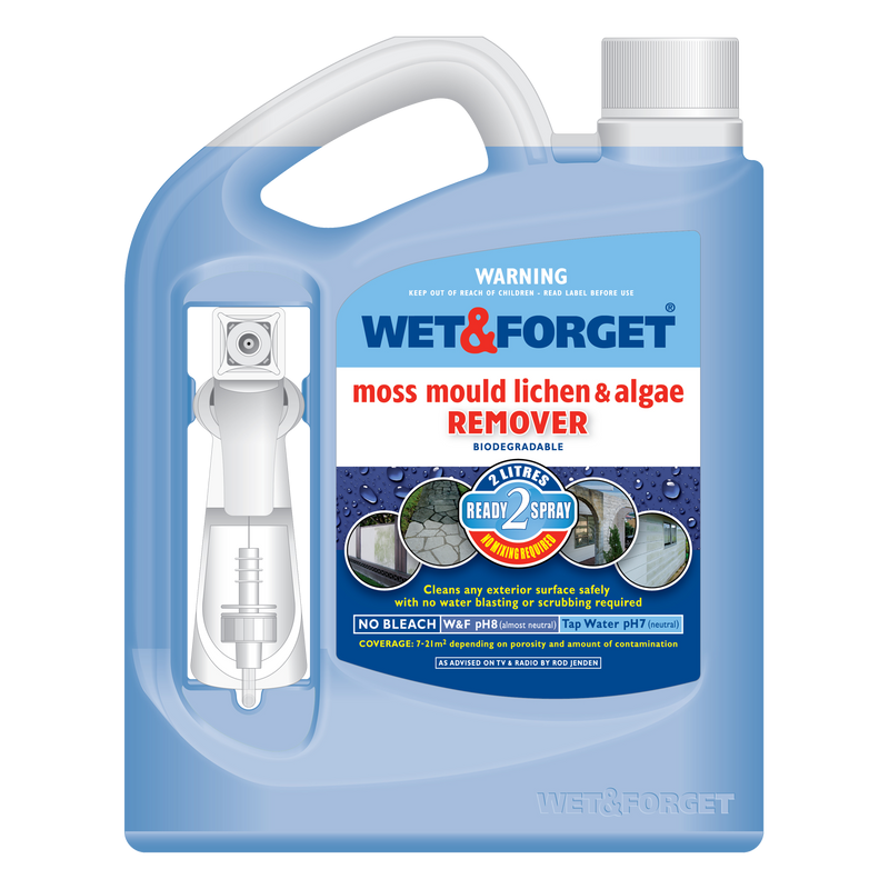Wet & Forget: Outdoor Moss, Mould, Lichen & Algae Remover