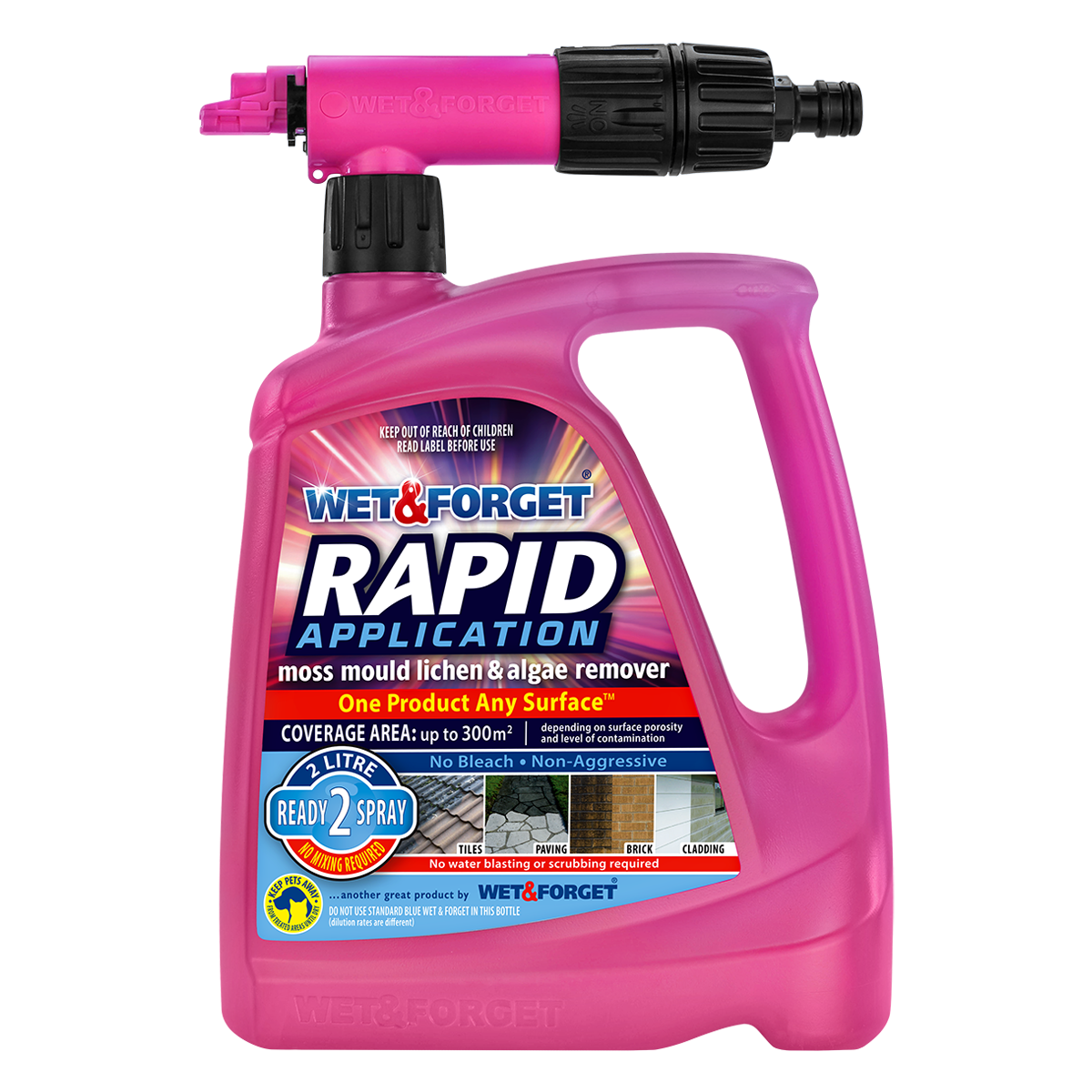 Rapid Application: Moss & Algae Remover