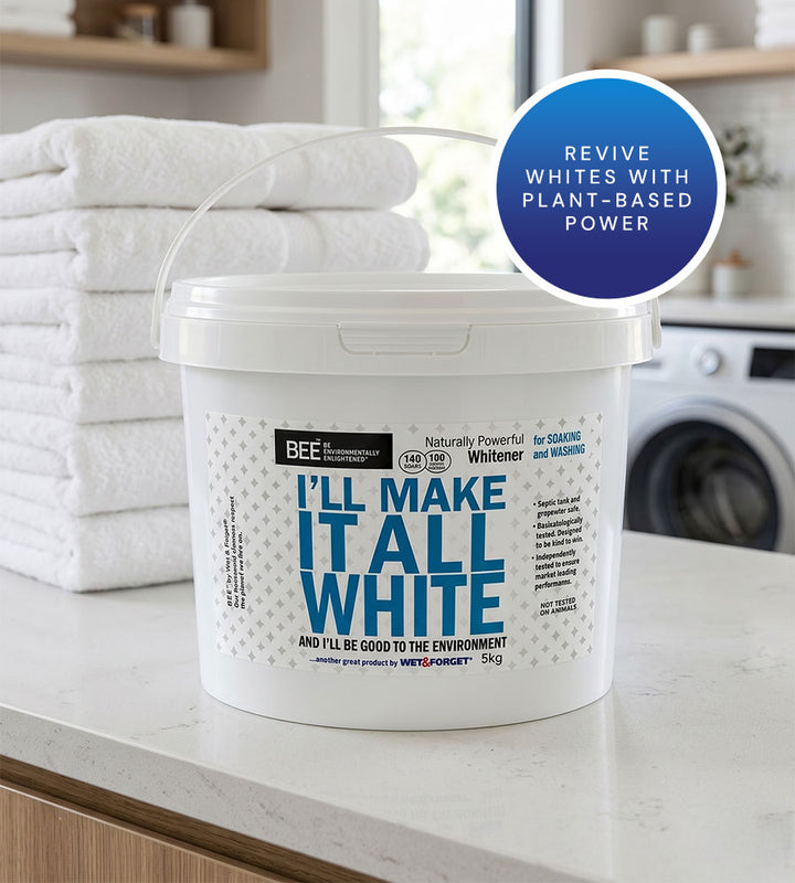 BEE Laundry Whitener | Fabric & Clothes Whitener – Wet & Forget NZ