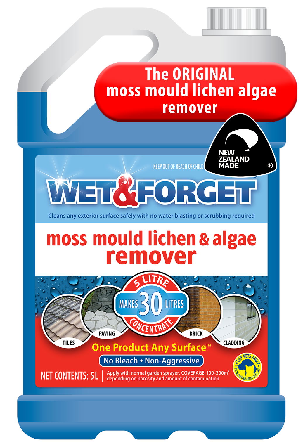 Wet & Forget Moss, Mould, Lichen & Algae Remover