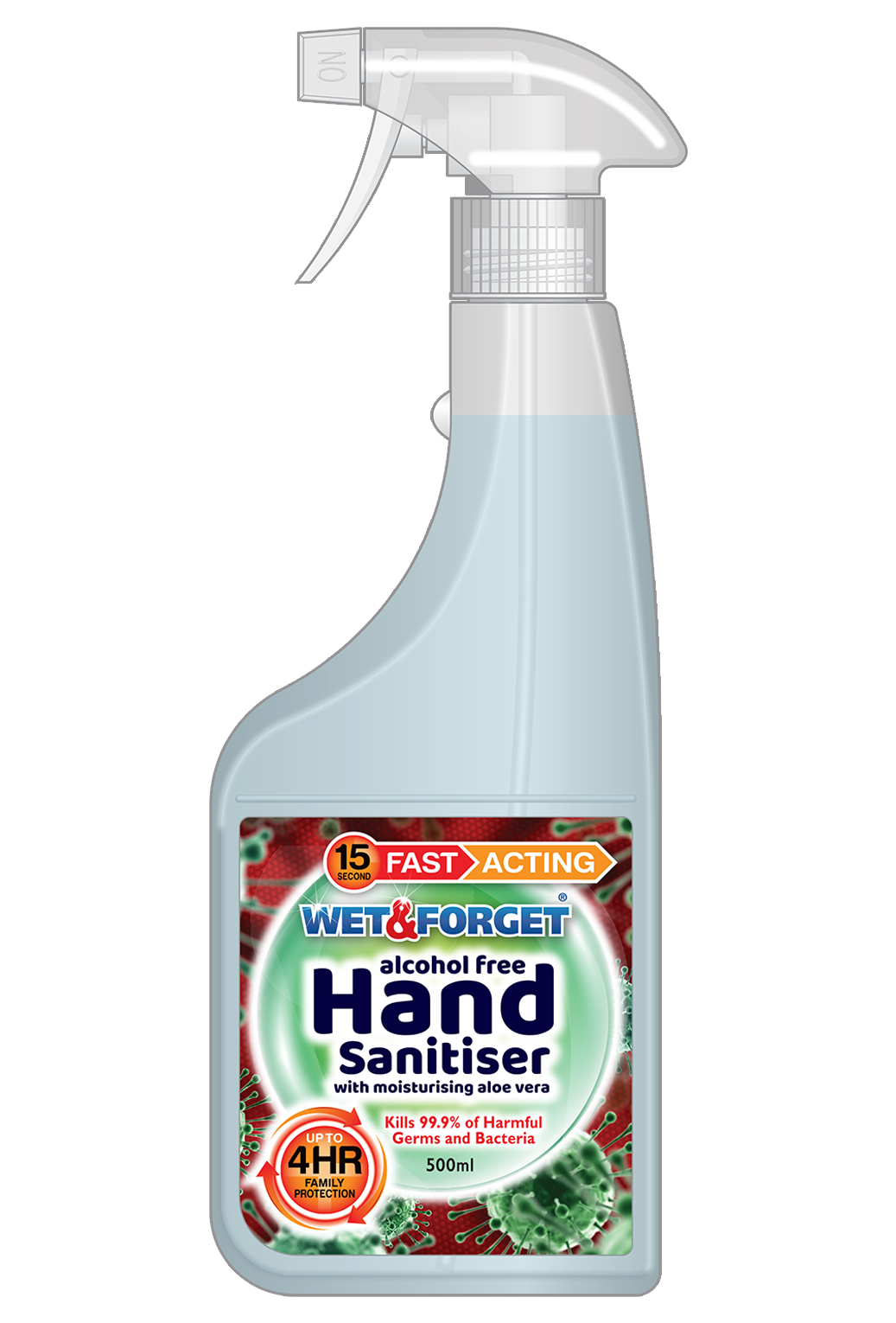 Wet & Forget Hand Sanitiser (500ml)