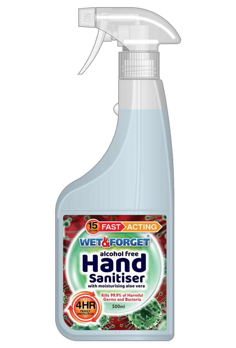 Wet & Forget Hand Sanitiser (500ml)