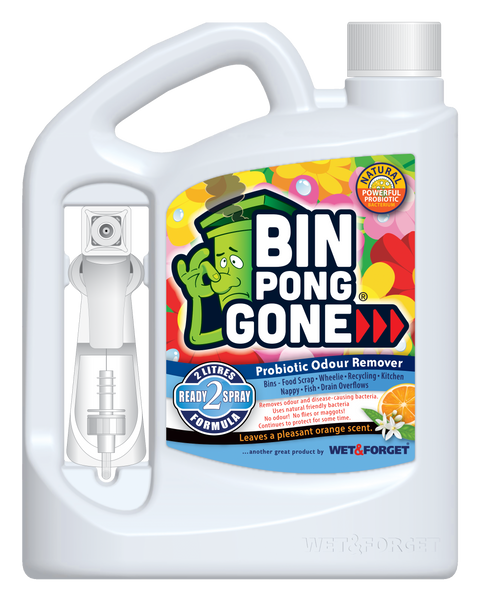 Bin Pong Gone - Probiotic Bin Odour Remover