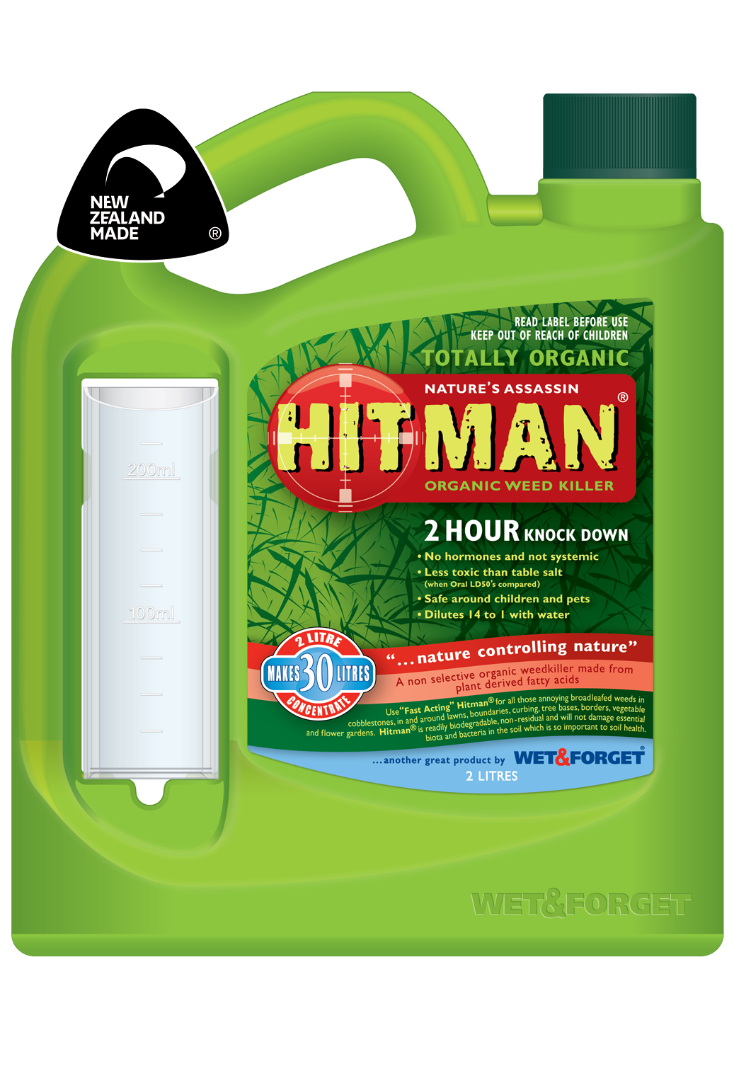 Hitman Weedkiller - Organic Concentrated Weedkiller