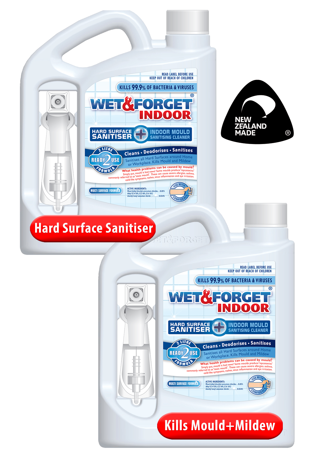 Indoor Mould Mildew Remover Twin Pack