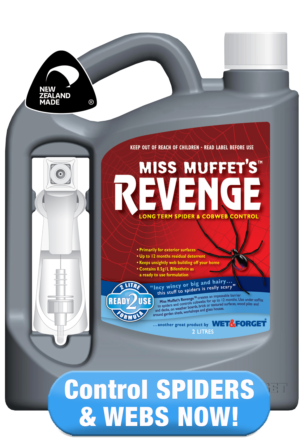 Miss Muffet’s Revenge - Spider & Cobweb Control