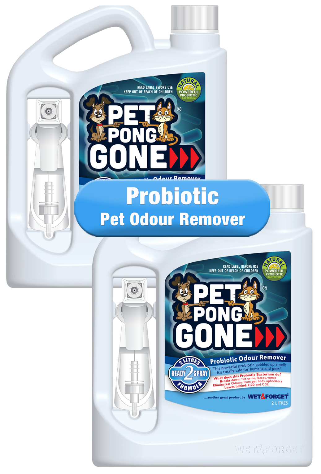 Pet Pong Gone - Twin Pack