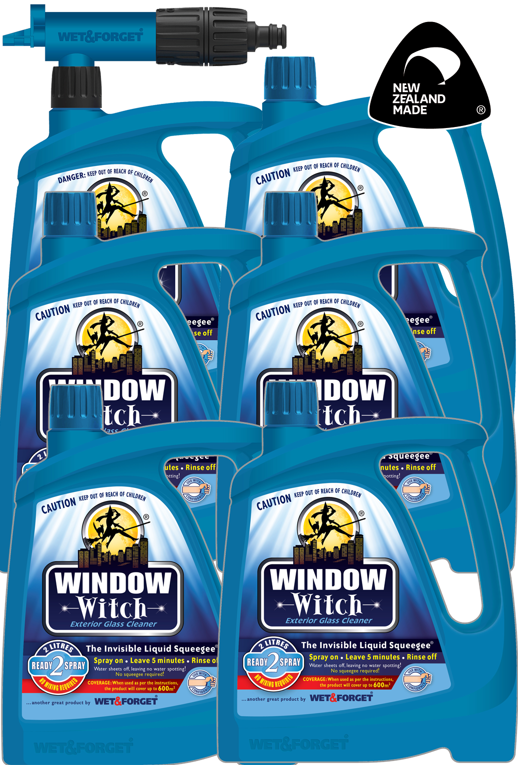 Window Witch Window Cleaner 6 pack