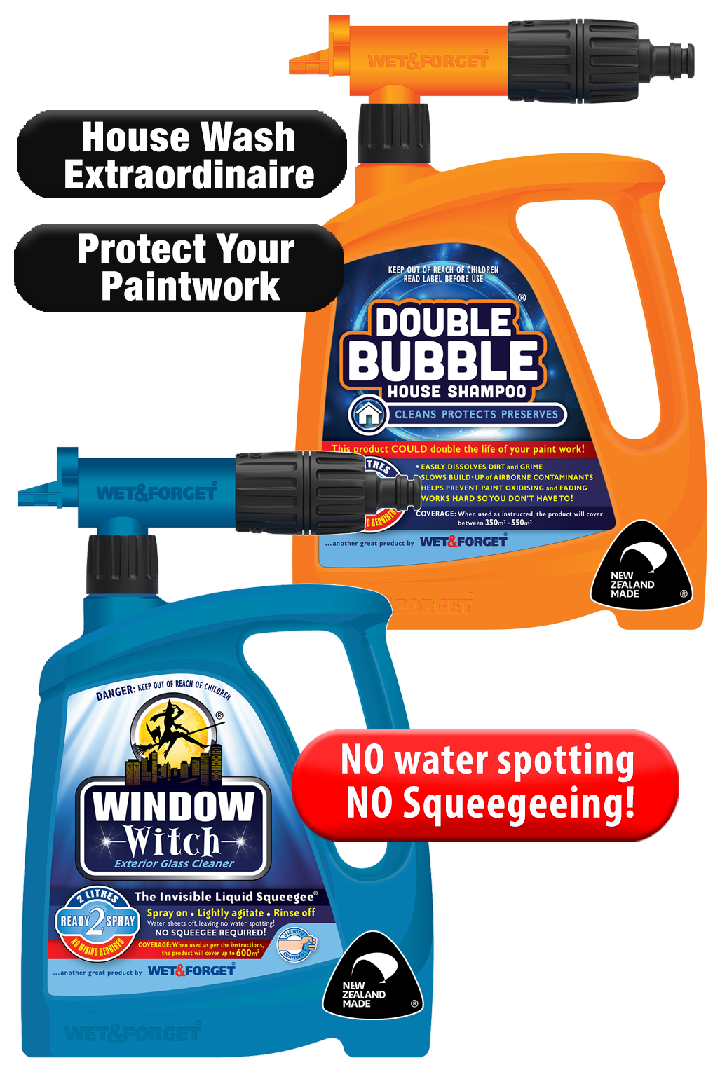 Double Bubble House Wash & Window Witch